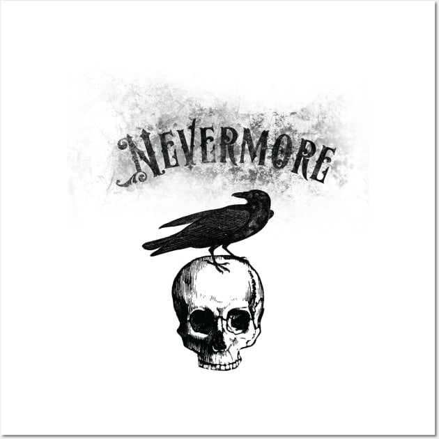 Quoth the Raven Nevermore Wall Art by innergeekboutique